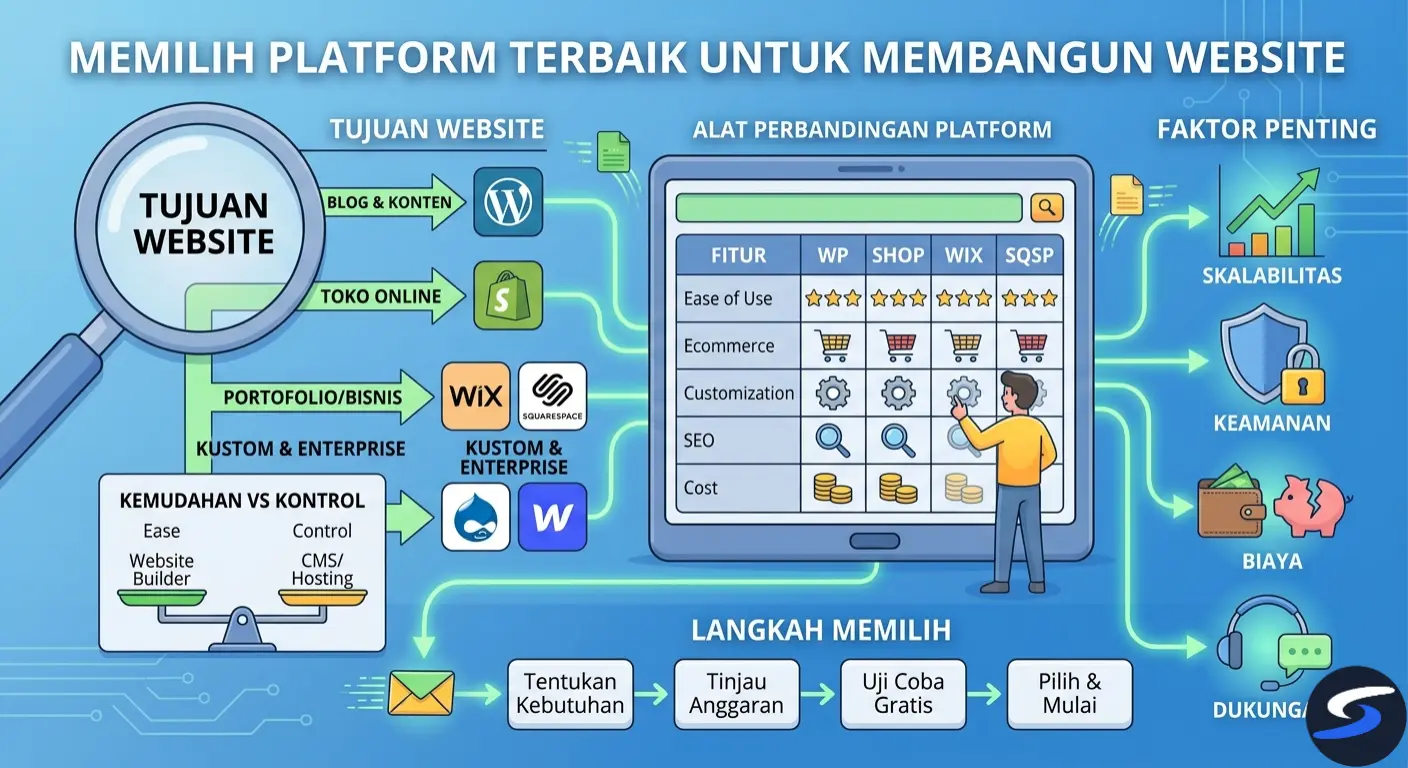 Memilih Platform Terbaik untuk Membangun Website